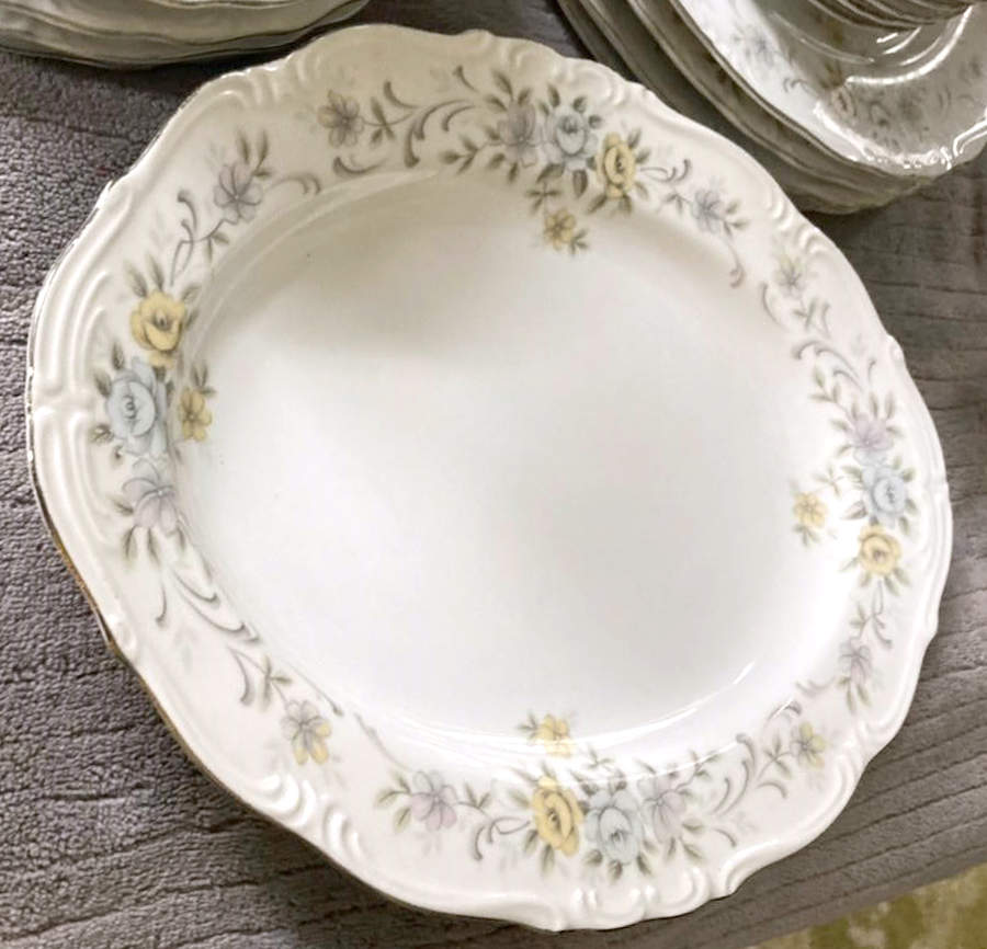 Alpine Rose Dinner Plate by Norleans-1