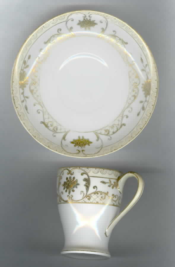 N1678 Flat Demitasse Cup & Saucer Set by Noritake-1