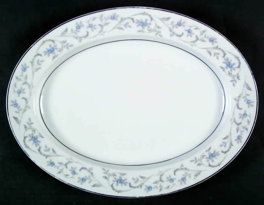 Bluebell 13" Oval Serving Platter by Norleans-1