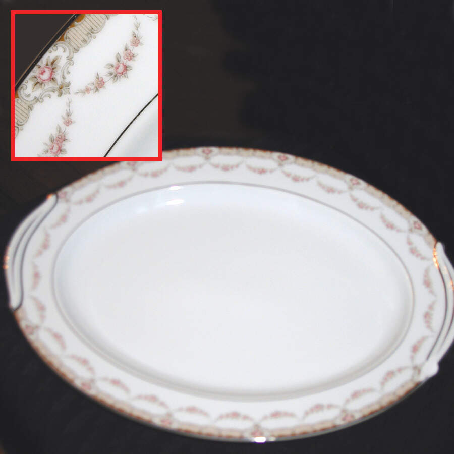 590 13" Oval Serving Platter by Noritake-1