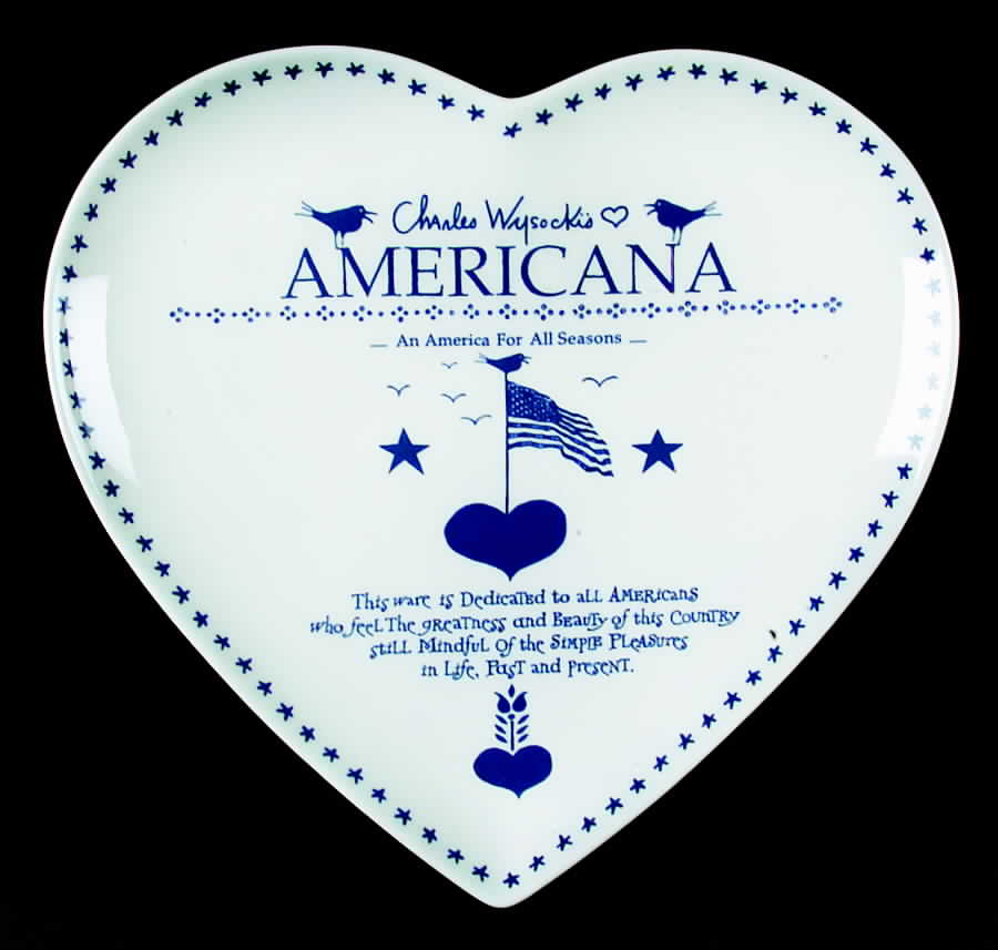 Americana Heart Shaped Dish by Nikko-1