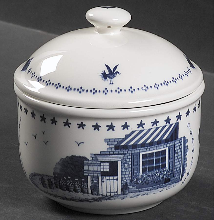 Americana Sugar Bowl & Lid by Nikko-1