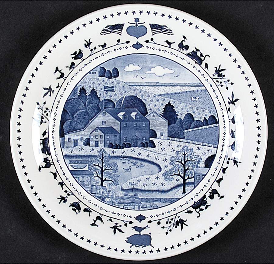 Americana Salad Plate by Nikko-1