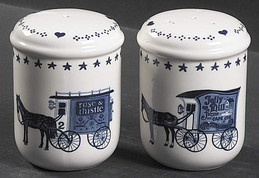 Americana Salt & Pepper Set by Nikko-1