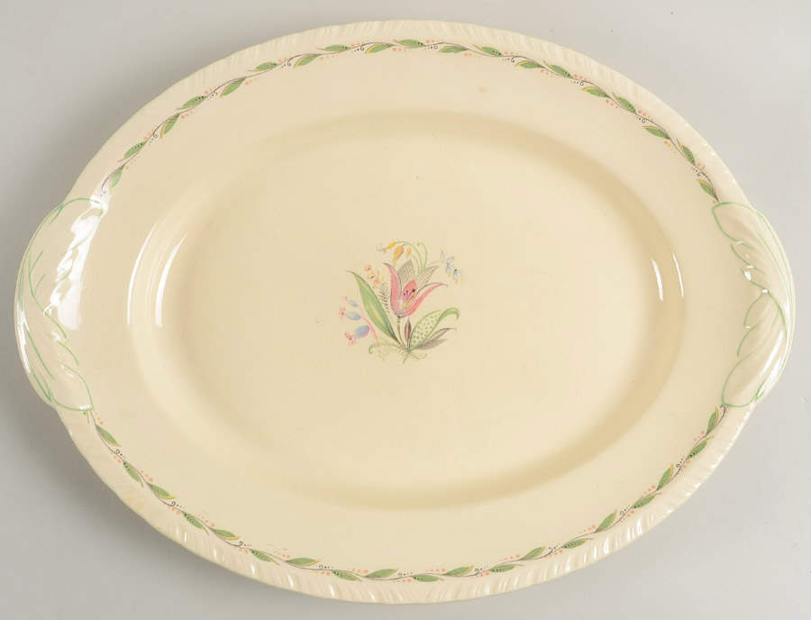 1214 16" Oval Serving Platter by Newhall-1