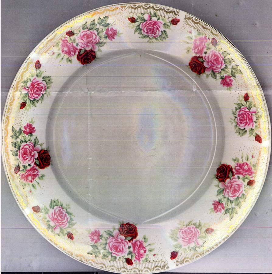Rose Dinner Plate by Nikita-1