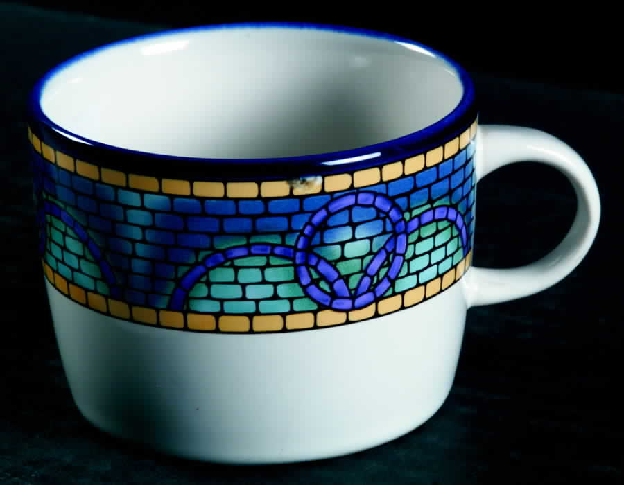Medea (Stoneware) Flat Cup by Newcor-1