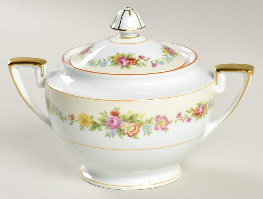 N1719 Sugar Bowl & Lid by Noritake-1