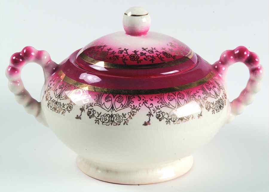 Empress Sugar Bowl & Lid by Nasco China (USA)-1