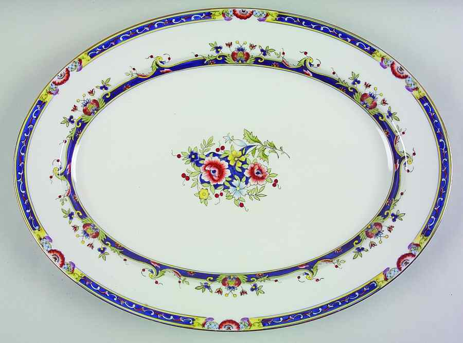 Firenze (No Number) 16" Oval Serving Platter by Noritake-1