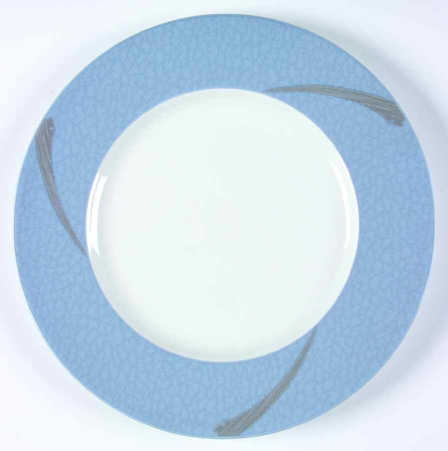 Ambience Blue Accent Luncheon Plate by Noritake-1