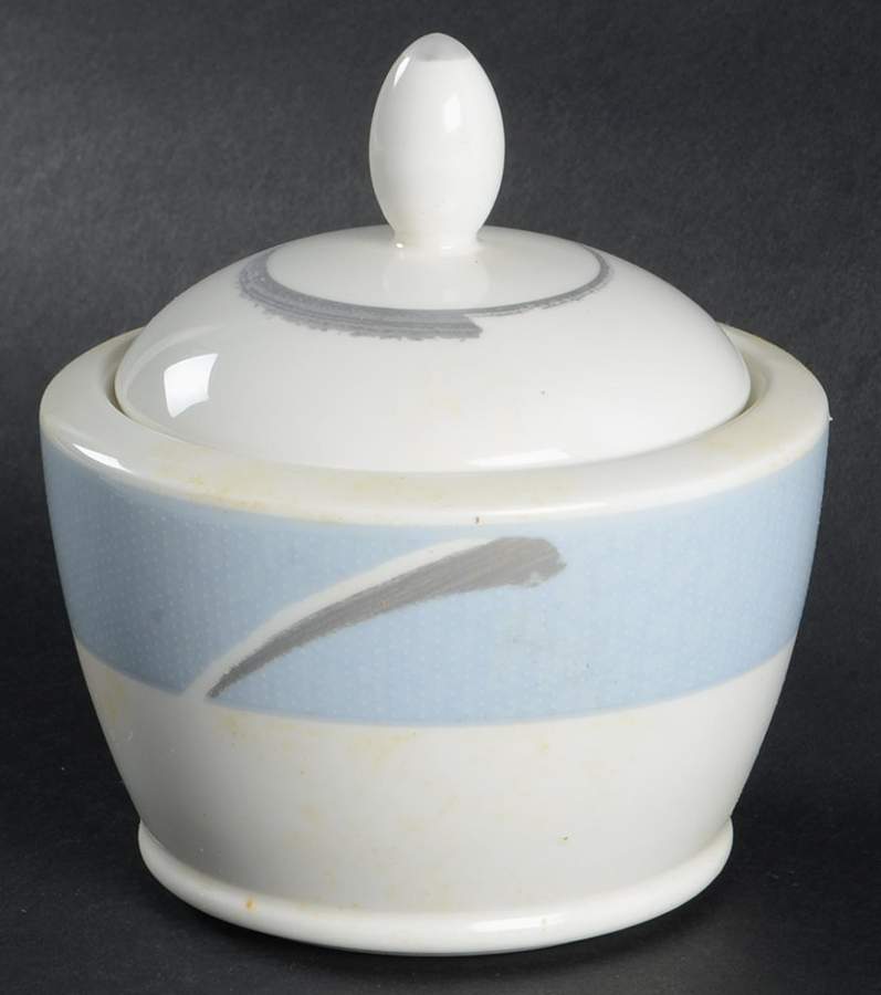 Ambience Blue Sugar Bowl & Lid by Noritake-1