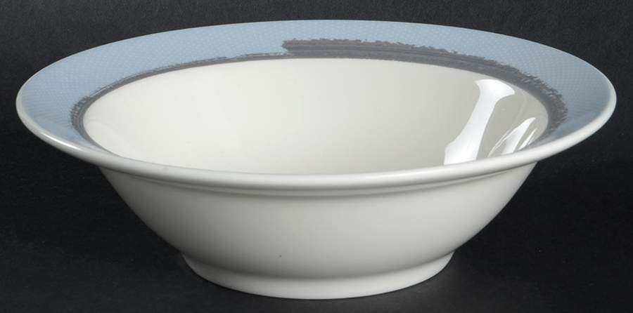 Ambience Blue Rim Cereal Bowl by Noritake-1