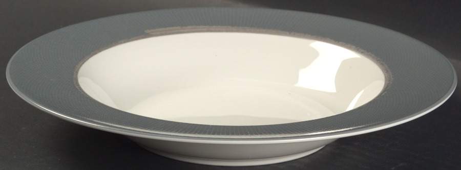 Ambience Charcoal Large Rim Soup Bowl by Noritake-1