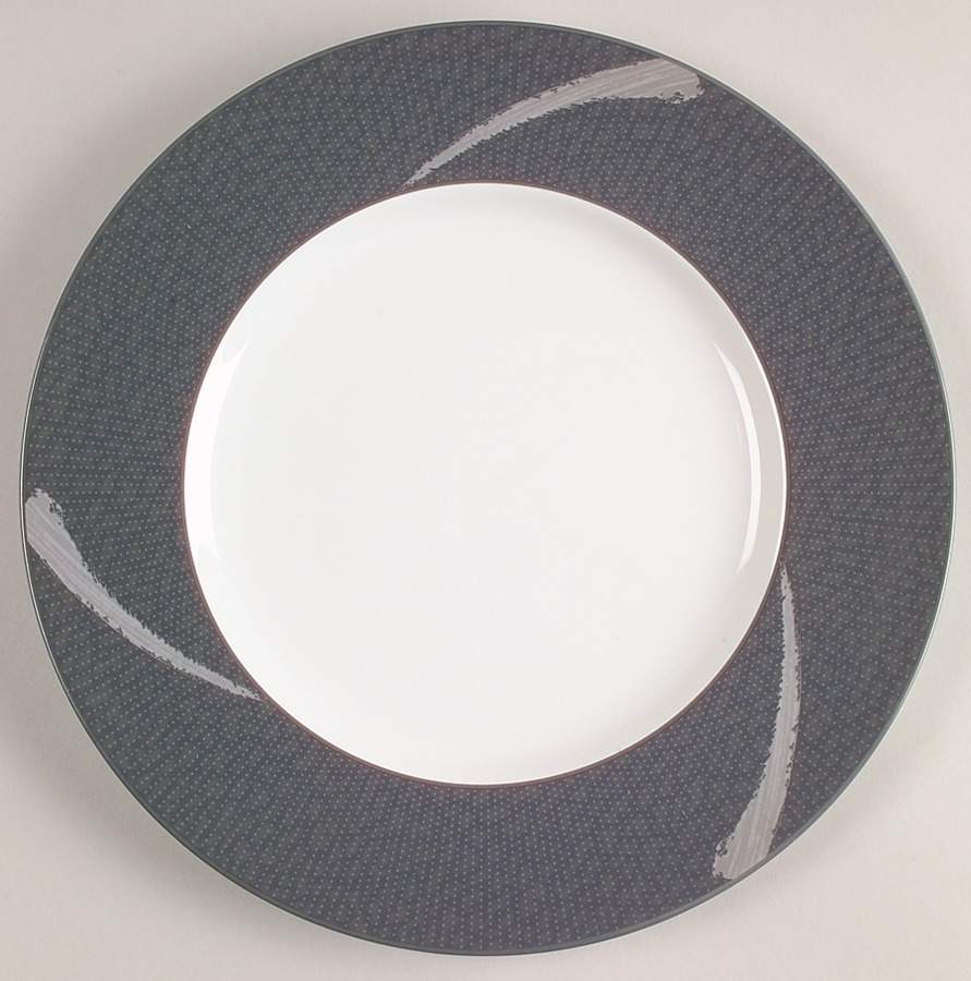 Ambience Charcoal Accent Luncheon Plate by Noritake-1