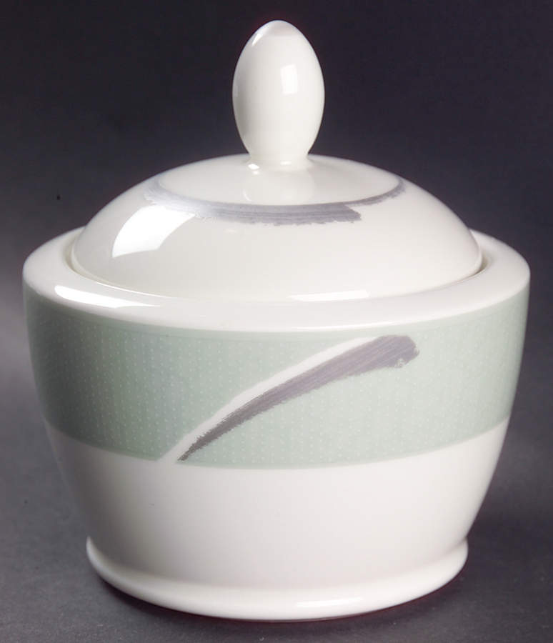 Ambience Green Sugar Bowl & Lid by Noritake-1