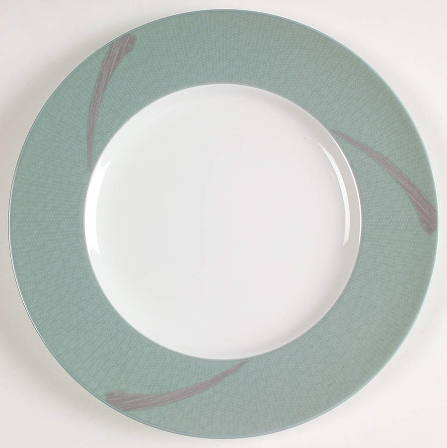 Ambience Green Accent Luncheon Plate by Noritake-1
