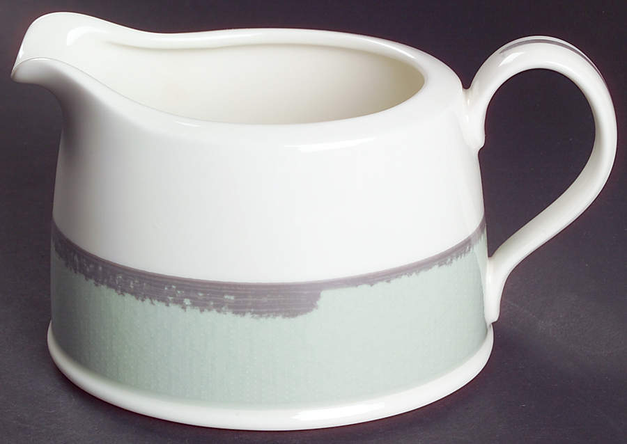 Ambience Green Gravy Boat by Noritake-1