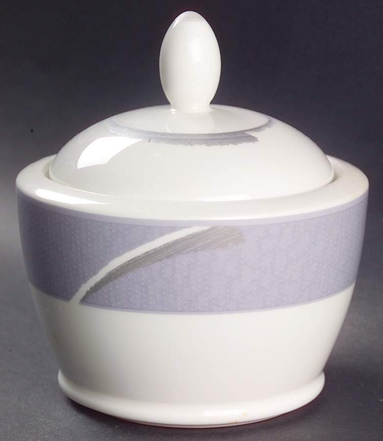 Ambience Violet Sugar Bowl & Lid by Noritake-1