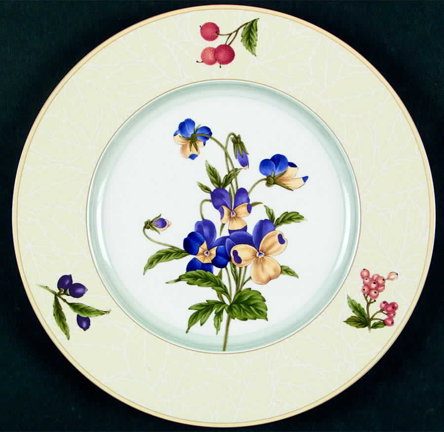 Jolie Fleur Accent Luncheon Plate by Noritake-1