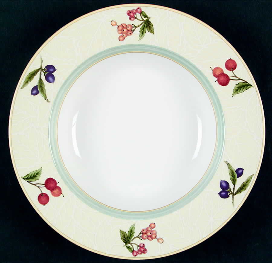 Jolie Fleur Large Rim Soup Bowl by Noritake-1