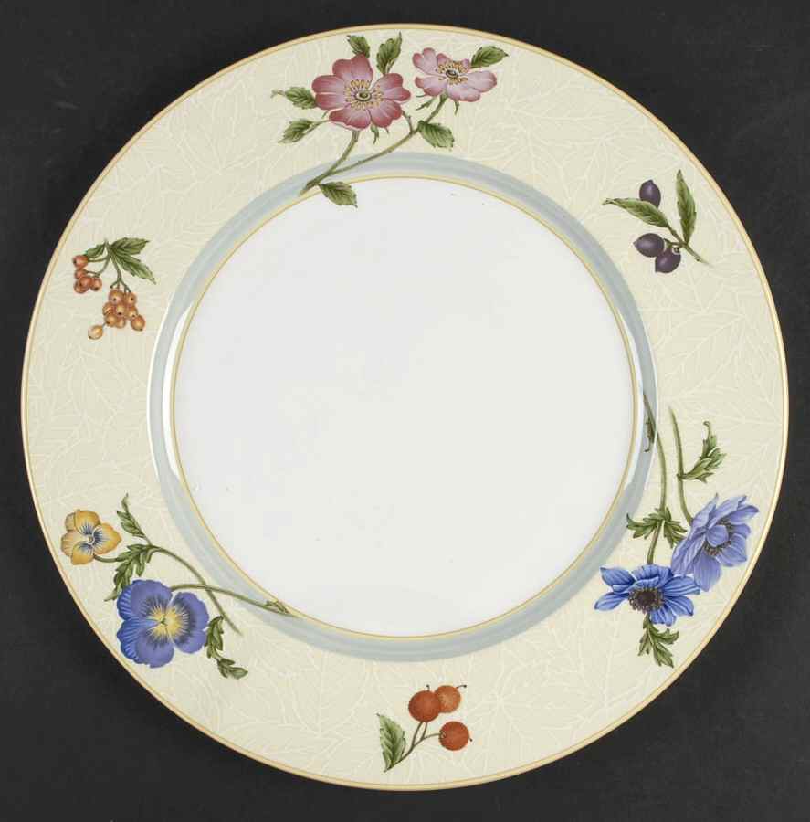 Jolie Fleur 12" Chop Plate (Round Platter) by Noritake-1