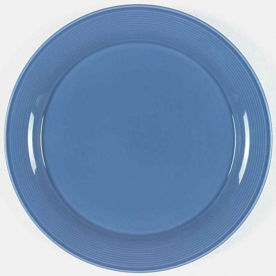 Solid Color True Blue Dinner Plate by Nancy Calhoun-1