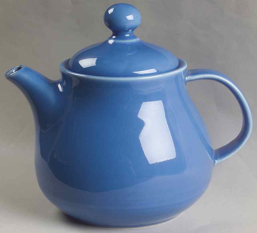 Solid Color True Blue Teapot & Lid by Nancy Calhoun-1