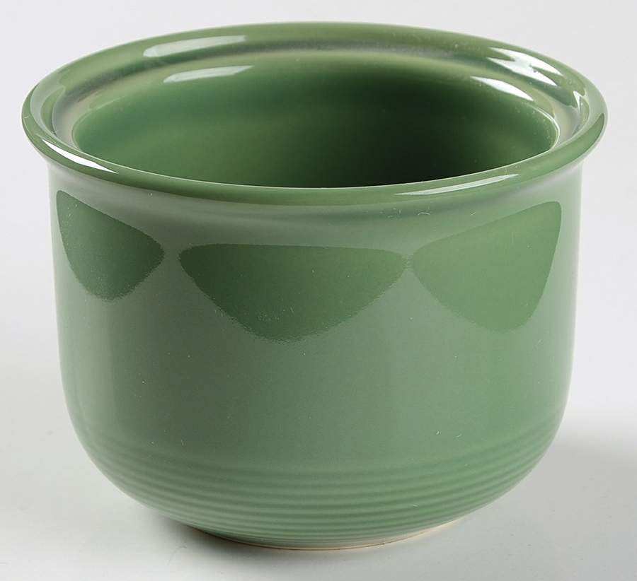 Solid Color Fern Green Sugar Bowl No Lid by Nancy Calhoun-1