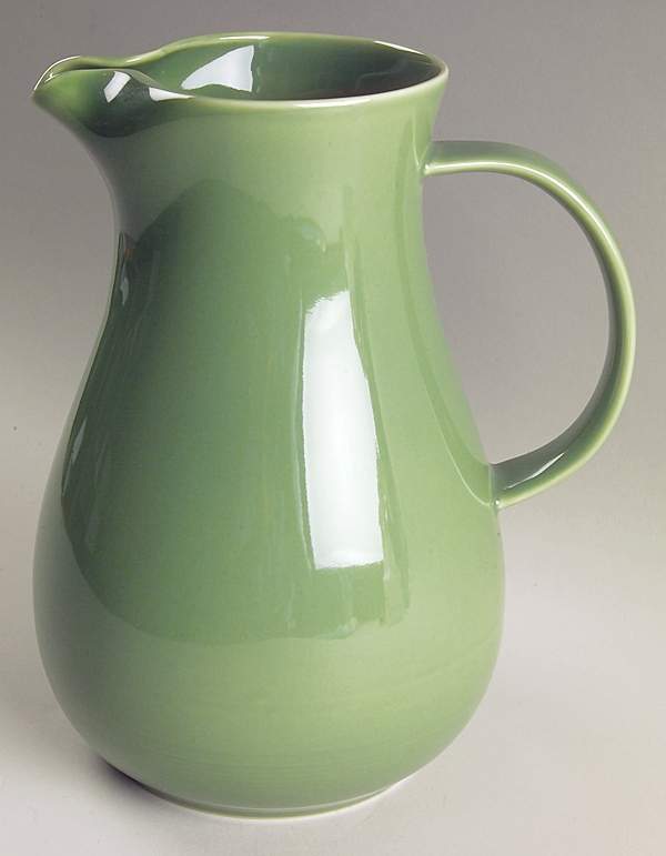 Solid Color Fern Green 64 Oz Pitcher by Nancy Calhoun-1