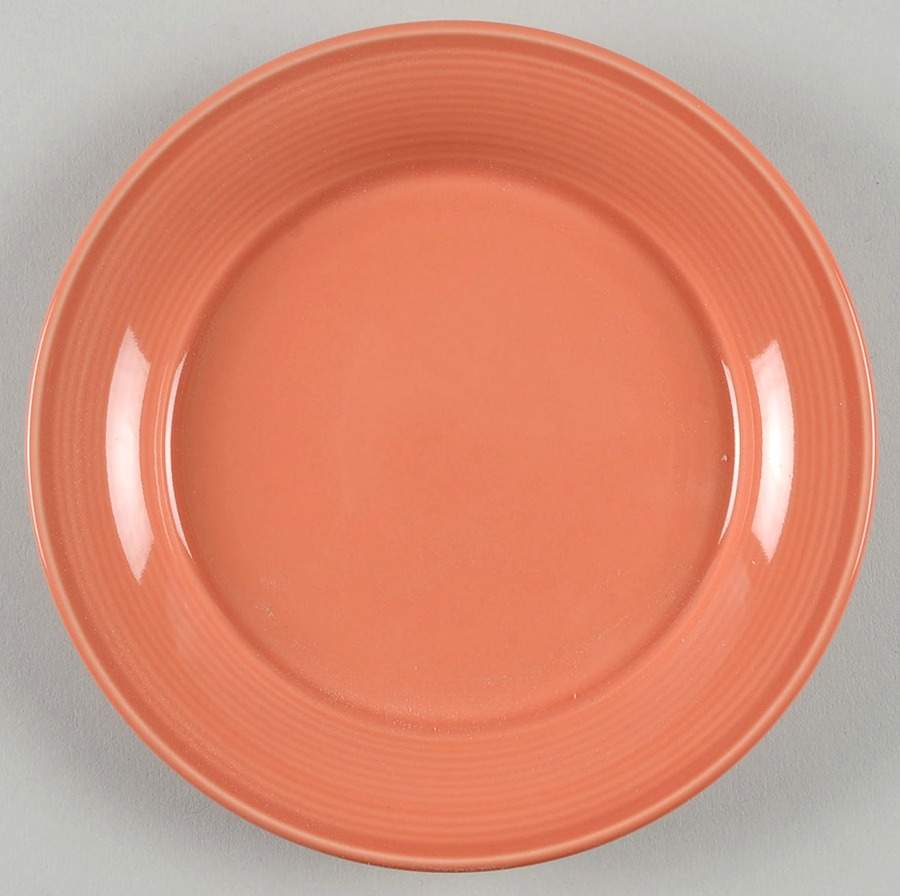 Solid Color Salmon Bread & Butter Plate by Nancy Calhoun-1