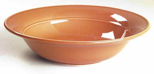 Solid Color Salmon 9" Round Vegetable Bowl by Nancy Calhoun-1