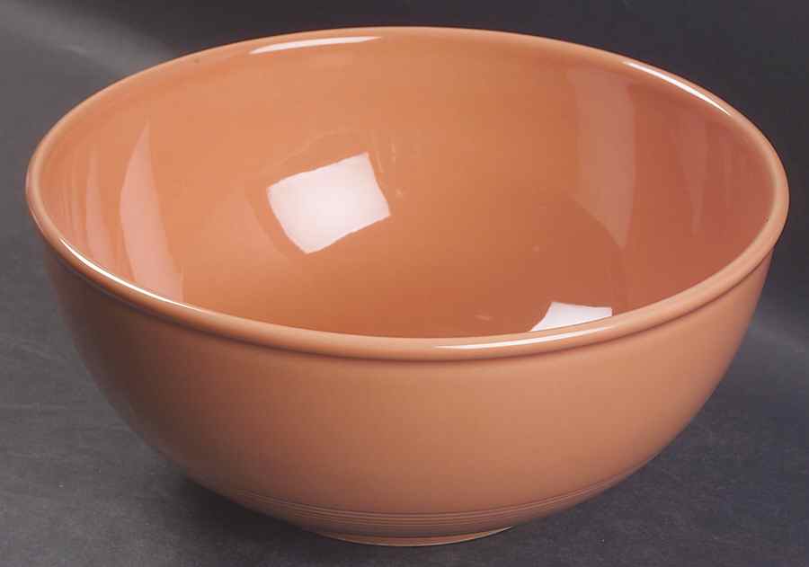 Solid Color Salmon 8" Salad Serving Bowl by Nancy Calhoun-1