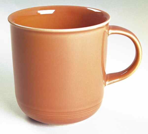 Solid Color Salmon Mug by Nancy Calhoun-1