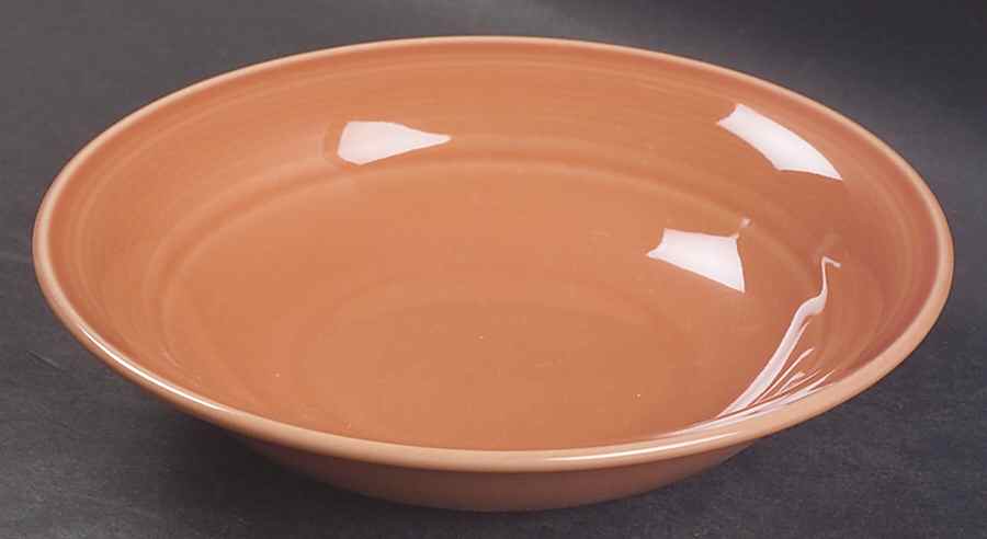 Solid Color Salmon Fruit/Dessert (Sauce) Bowl by Nancy Calhoun-1