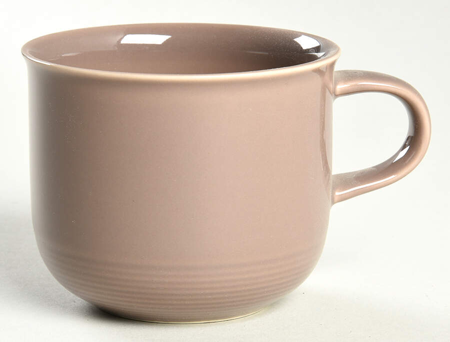 Solid Color Taupe Flat Cup by Nancy Calhoun-1