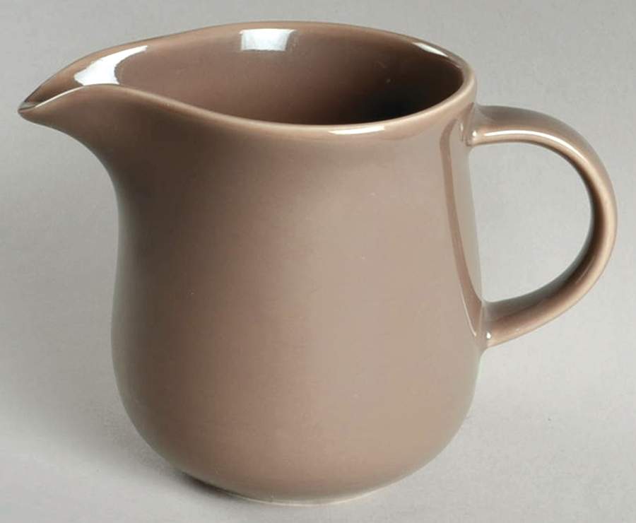 Solid Color Taupe Creamer by Nancy Calhoun-1