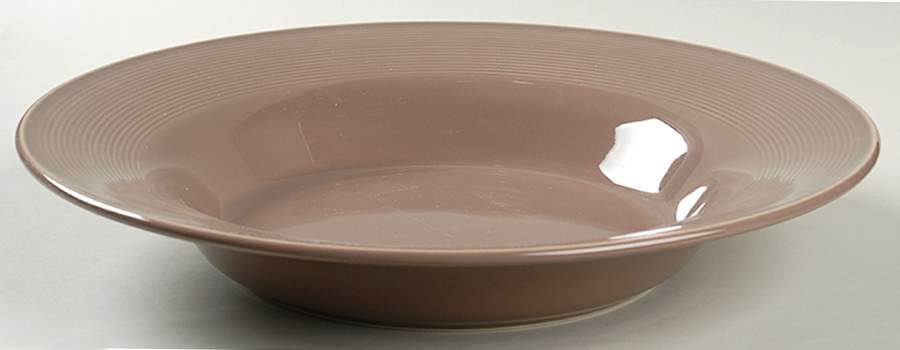 Solid Color Taupe 11" Individual Pasta Bowl by Nancy Calhoun-1