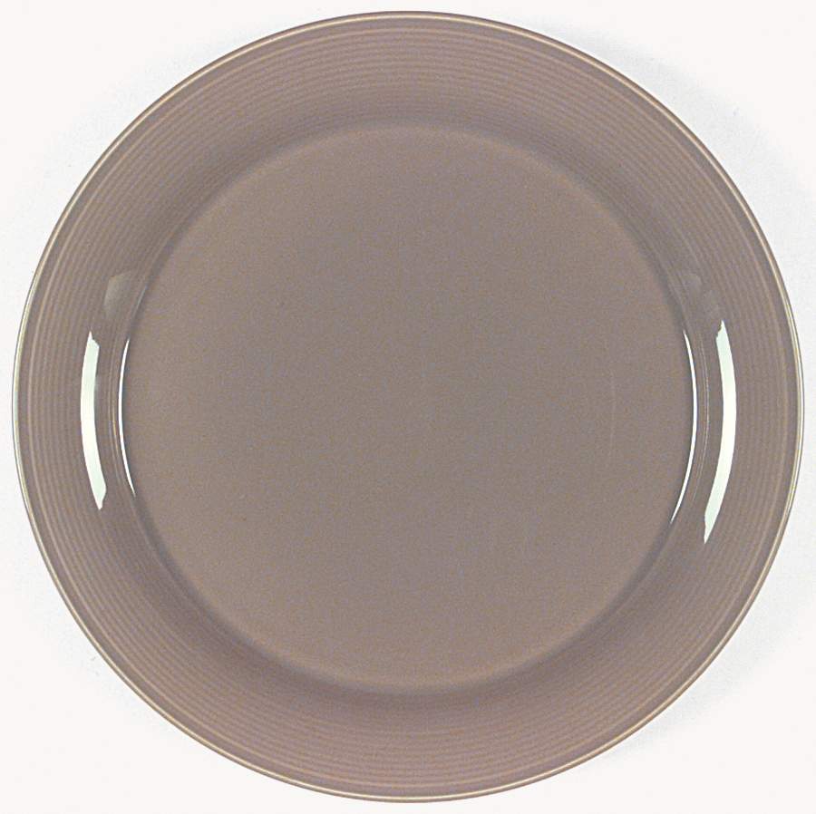 Solid Color Taupe Dinner Plate by Nancy Calhoun-1