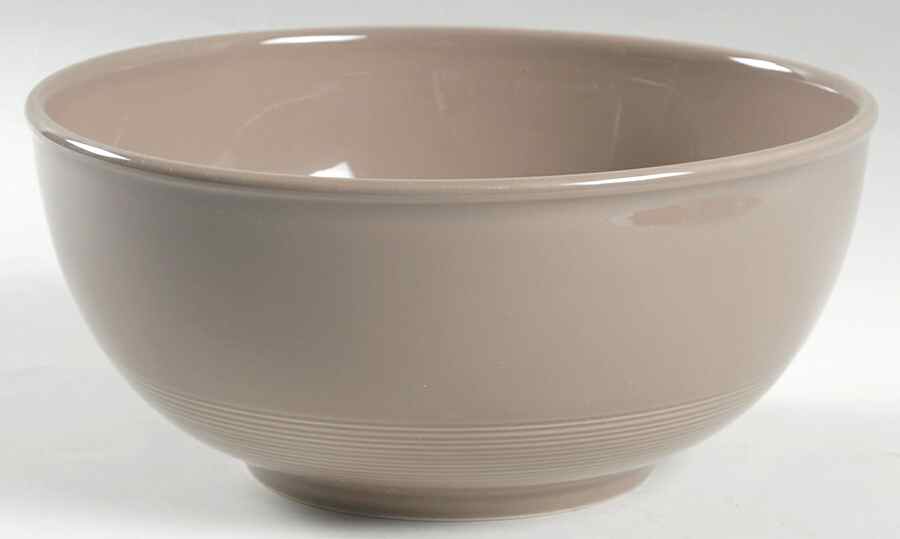 Solid Color Taupe 8" Salad Serving Bowl by Nancy Calhoun-1