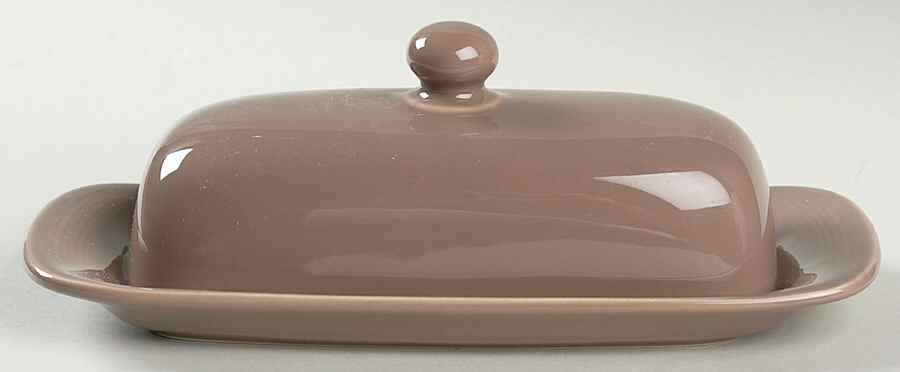 Solid Color Taupe 1/4 Lb Covered Butter by Nancy Calhoun-1