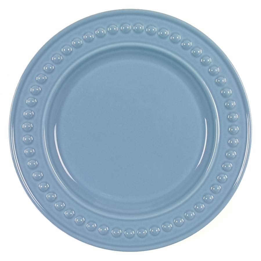Del Mar Azure Blue Dinner Plate by Nancy Calhoun-1