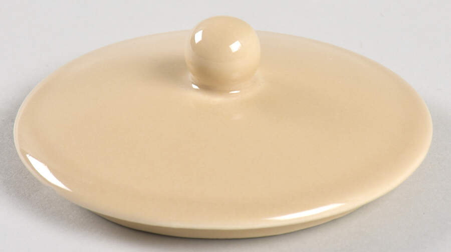 Del Mar Sand Beige Lid for Sugar Bowl by Nancy Calhoun-1