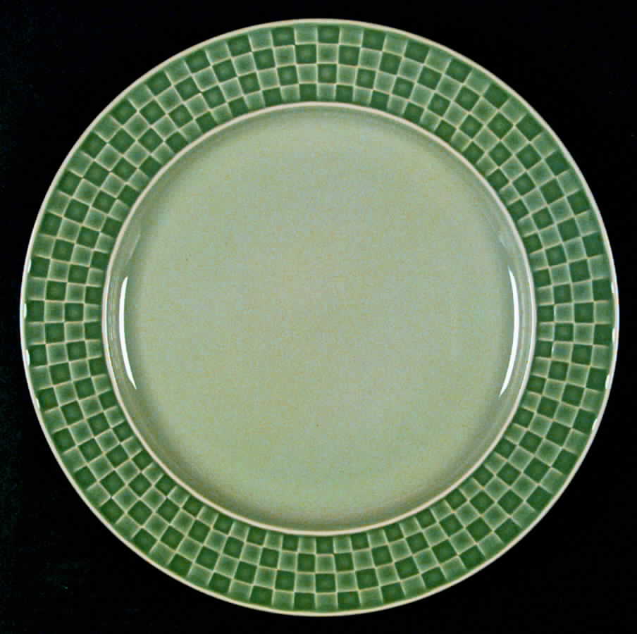 Check Mates Sage Dinner Plate by Nancy Calhoun-1