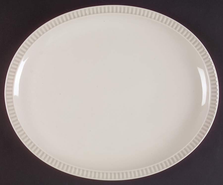 Check Mates Oyster 14" Oval Serving Platter by Nancy Calhoun-1