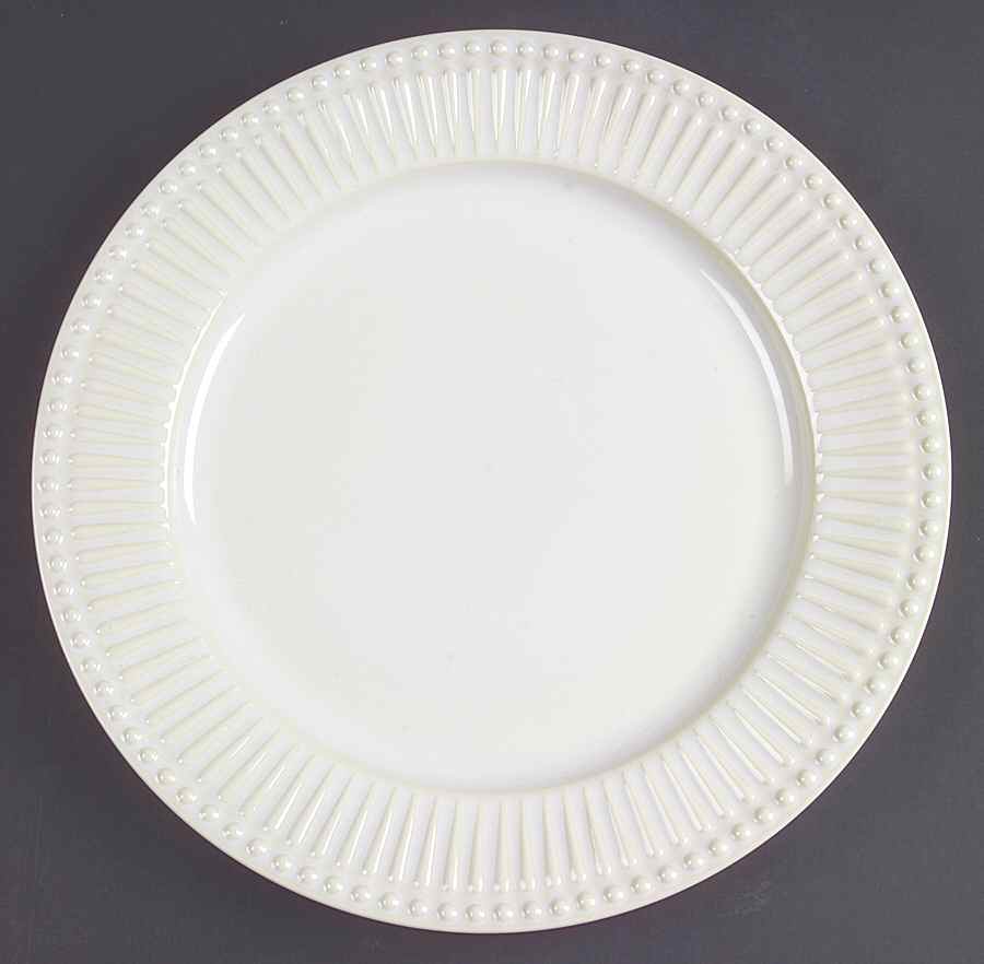 Vista Del Sol Linen White Dinner Plate by Nancy Calhoun-1
