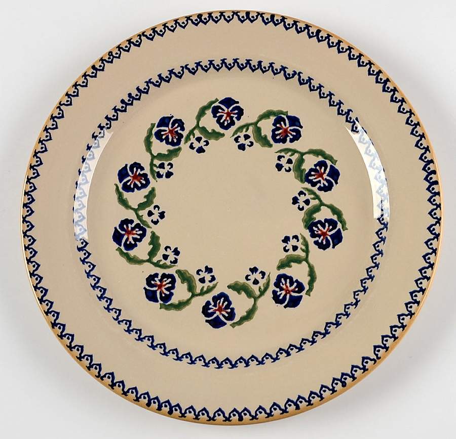 Pansy Dinner Plate by Nicholas Mosse-1