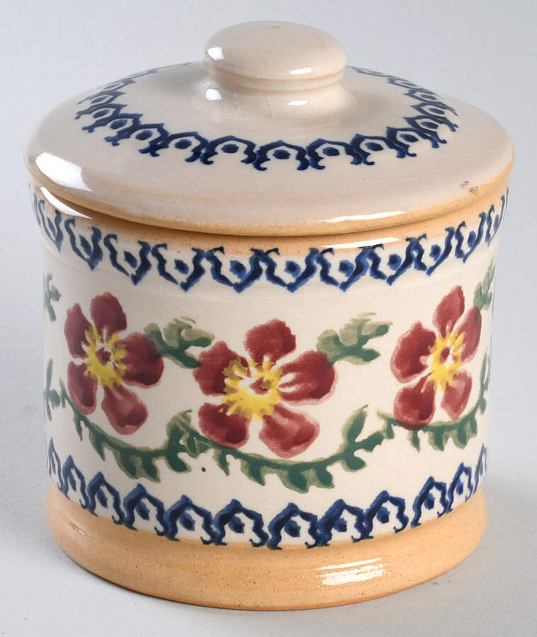 Old Rose Sugar Bowl & Lid by Nicholas Mosse-1
