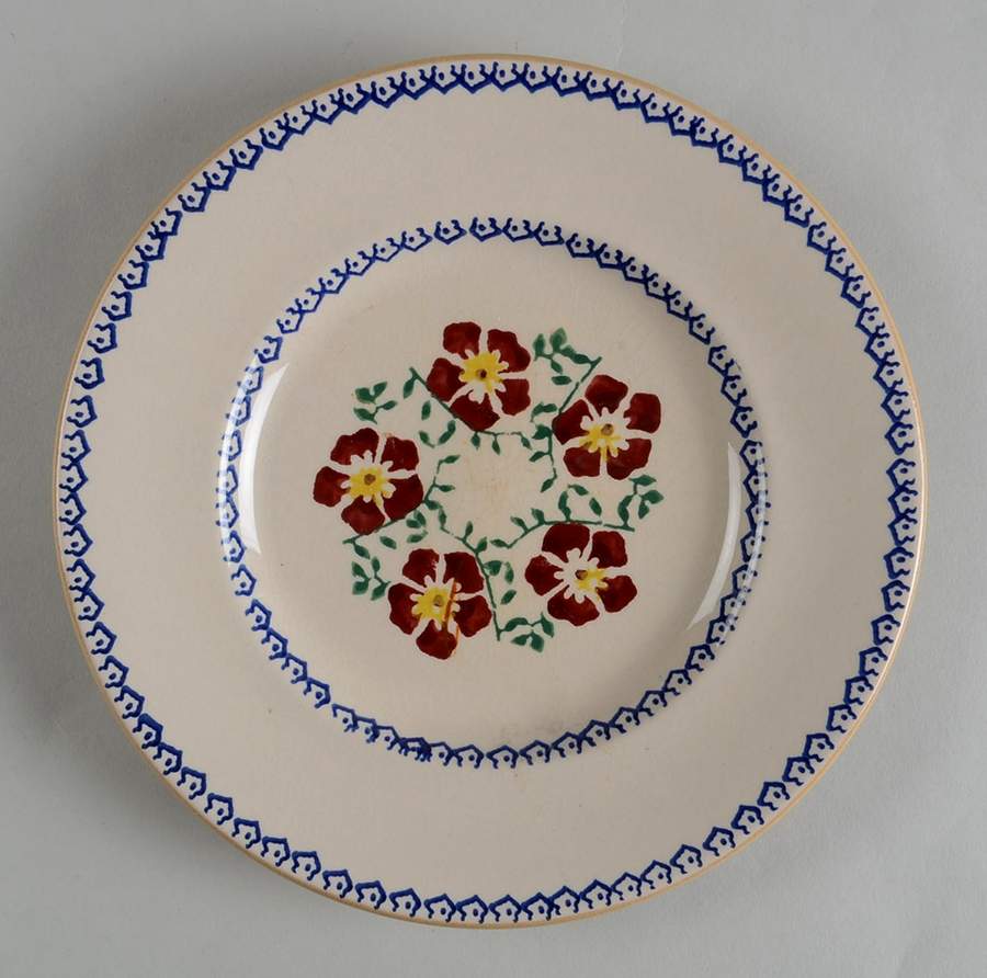 Old Rose Salad Plate by Nicholas Mosse-1