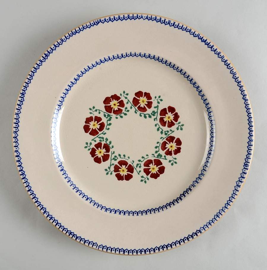 Old Rose Dinner Plate by Nicholas Mosse-1